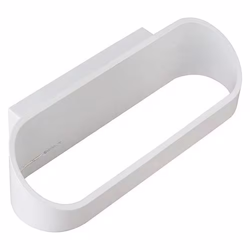 HLW LED Moderne LED Wandlamp 12W - Neutraal Wit 4000K, Ovaal, Mat Wit Aluminium HLW LED Moderne LED Wandlamp 12W - Neutraal Wit 4000K, Ovaal, Mat Wit Aluminium