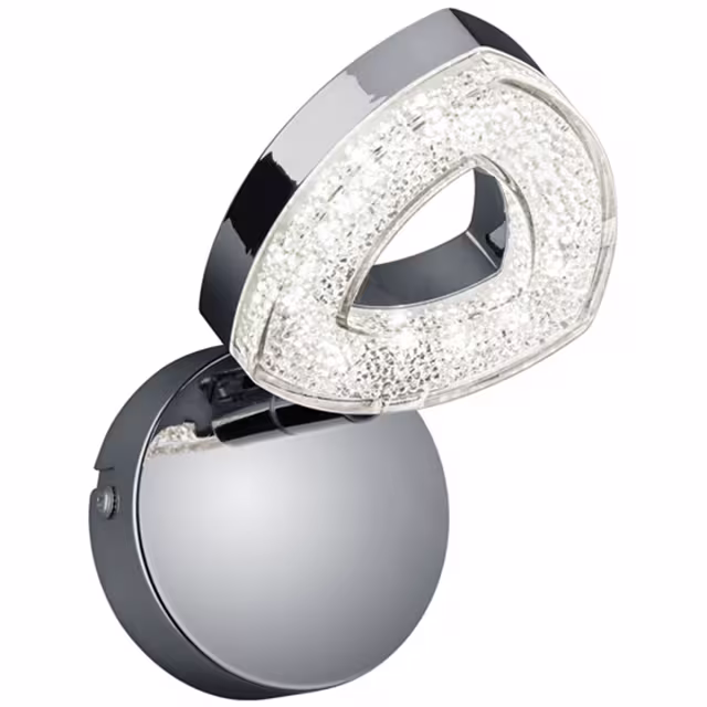 LED wandlamp | 4W | 3000K Warmwit | Mat chroom | Aluminium Verlichting per ruimte LED wandlamp | 4W | 3000K Warmwit | Mat chroom | Aluminium Verlichting per ruimte