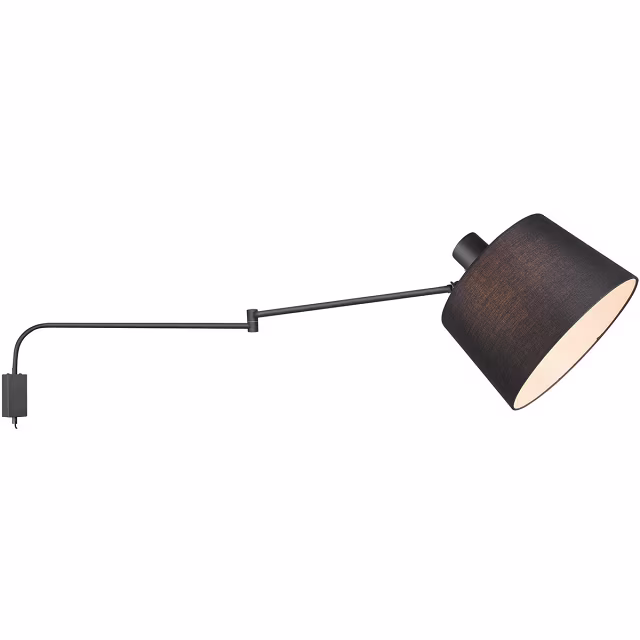 LED wandlamp | 40W max | E27 | Mat zwart | Verstelbaar Verlichting per ruimte LED wandlamp | 40W max | E27 | Mat zwart | Verstelbaar Verlichting per ruimte