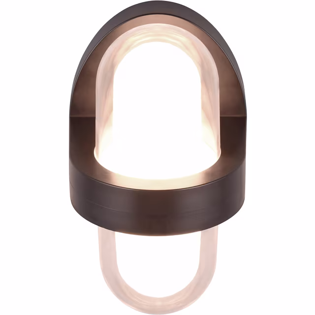 HLW LED LED Wandlamp Mat Zwart met Warm Wit 3000K, 3.5W LED & Dubbele Lichtpunten HLW LED LED Wandlamp Mat Zwart met Warm Wit 3000K, 3.5W LED & Dubbele Lichtpunten