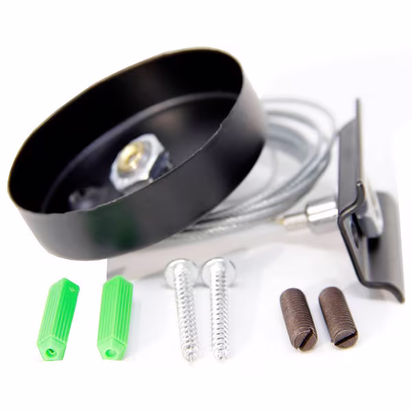 Twee zwarte ophangsets voor 1-fase spanningsrail van 1 meter met strakke moderne uitstraling Twee zwarte ophangsets voor 1-fase spanningsrail van 1 meter met strakke moderne uitstraling