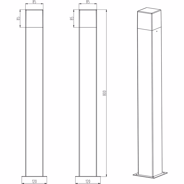 HLW LED LED Tuinverlichting - Staand Buitenlamp - Trion Hudsy XL - 3.5W - Warm Wit 3000K - Spatwaterdicht IP44 - Mat Antraciet - Aluminium | HLW LED LED Tuinverlichting - Staand Buitenlamp - Trion Hudsy XL - 3.5W - Warm Wit 3000K - Spatwaterdicht IP44 - Mat Antraciet - Aluminium |