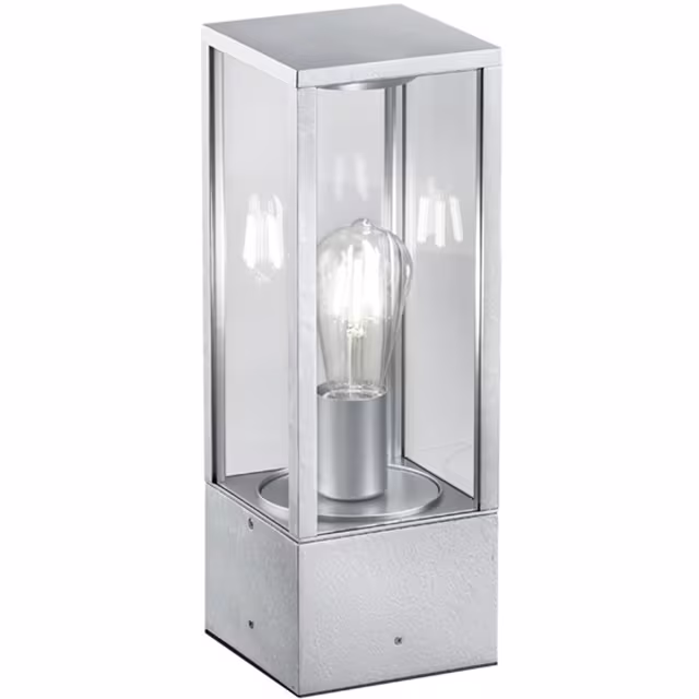 LED Tuinverlichting - Staande Buitenlamp - Trion Garinola - E27 Fitting - Mat Grijs - Aluminium Buitenverlichting
