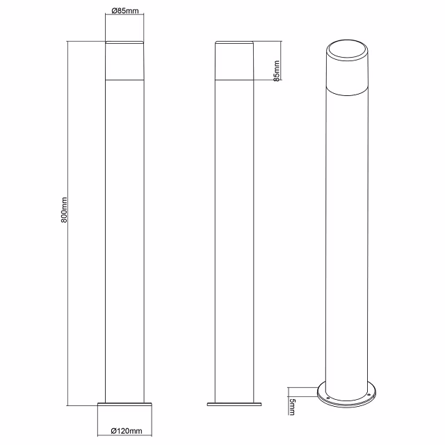 HLW LED LED Tuinverlichting - Staand Buitenlamp - Trion Hosina XL - E27 Fitting - Spatwaterdicht IP44 - Roestkleur - Aluminium HLW LED LED Tuinverlichting - Staand Buitenlamp - Trion Hosina XL - E27 Fitting - Spatwaterdicht IP44 - Roestkleur - Aluminium