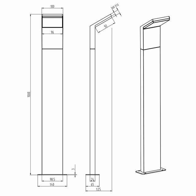 HLW LED LED Tuinverlichting - Staand - Buitenlamp - Trion Pearly XL - 8W - Warm Wit 3000K - Waterdicht IP54 - Mat Antraciet - Aluminium HLW LED LED Tuinverlichting - Staand - Buitenlamp - Trion Pearly XL - 8W - Warm Wit 3000K - Waterdicht IP54 - Mat Antraciet - Aluminium