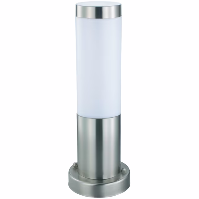 LED Tuinverlichting - Staande Buitenlamp - Laurea 3 - E27 Fitting - Rond - RVS - Philips - CorePro Lustre 827 P45 FR - 5.5W - Warm Wit 2700K Buitenverlichting LED Tuinverlichting - Staande Buitenlamp - Laurea 3 - E27 Fitting - Rond - RVS - Philips - CorePro Lustre 827 P45 FR - 5.5W - Warm Wit 2700K Buitenverlichting