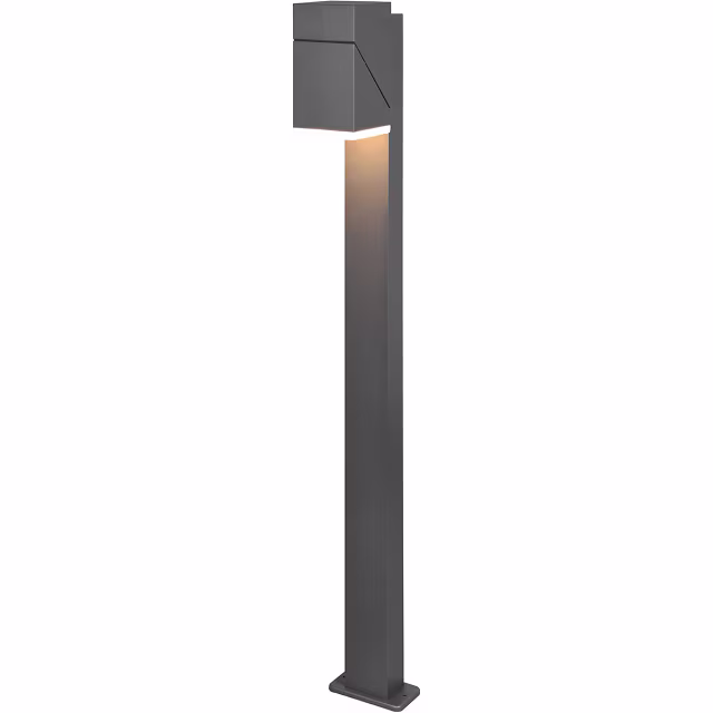 LED Tuinverlichting - Staande Buitenlamp - Trion Avirma - 7W - Warm Wit 3000K - Rechthoek - Mat Antraciet - Aluminium - 100cm Buitenverlichting LED Tuinverlichting - Staande Buitenlamp - Trion Avirma - 7W - Warm Wit 3000K - Rechthoek - Mat Antraciet - Aluminium - 100cm Buitenverlichting