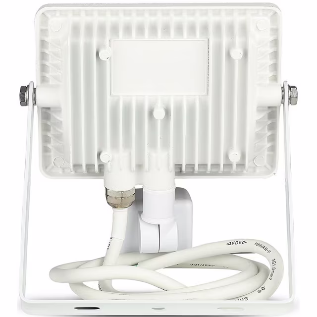 HLW LED LED Bouwlamp 20 Watt met Sensor - Natuurlijk Wit 4000K - Mat Wit Aluminium HLW LED LED Bouwlamp 20 Watt met Sensor - Natuurlijk Wit 4000K - Mat Wit Aluminium