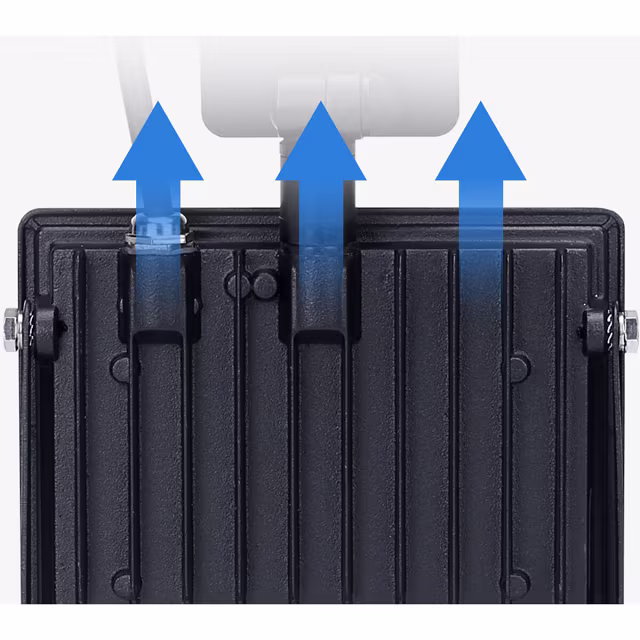 HLW LED LED Bouwlamp & Wandlamp met Sensor - Waterdicht IP65, Koud Wit 6000K, Zwart & Wit HLW LED LED Bouwlamp & Wandlamp met Sensor - Waterdicht IP65, Koud Wit 6000K, Zwart & Wit