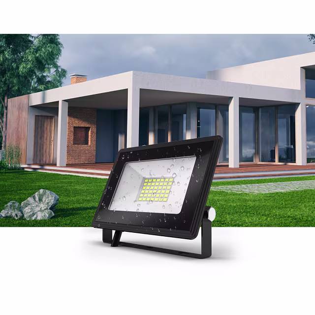 HLW LED LED Bouwlamp 50 Watt IP65 - Waterdichte Zwarte & Witte LED Lamp met Neutraal Wit Licht HLW LED LED Bouwlamp 50 Watt IP65 - Waterdichte Zwarte & Witte LED Lamp met Neutraal Wit Licht