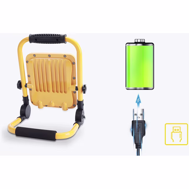 HLW LED Dimbare LED Bouwlamp 50W met Statief, Waterdicht IP65 & Verstelbaar, Koud Wit 6500K HLW LED Dimbare LED Bouwlamp 50W met Statief, Waterdicht IP65 & Verstelbaar, Koud Wit 6500K