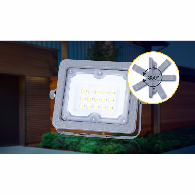 HLW LED LED Bouwlamp Verstelbaar - Witte Vloerlamp Waterdicht IP65 - Koud Wit 6000K Daglicht Wit HLW LED LED Bouwlamp Verstelbaar - Witte Vloerlamp Waterdicht IP65 - Koud Wit 6000K Daglicht Wit