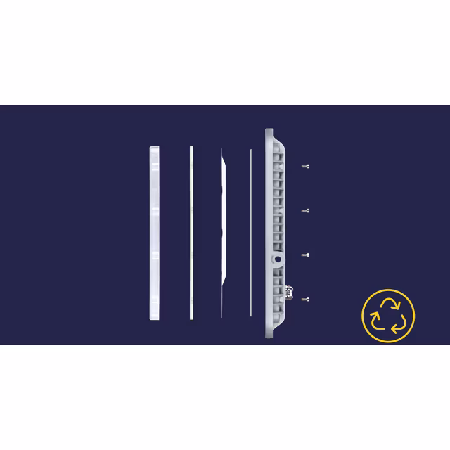 HLW LED Verstelbare LED Bouwlamp 100W - Witte Waterdichte LED Lamp IP65 Neutraal Wit HLW LED Verstelbare LED Bouwlamp 100W - Witte Waterdichte LED Lamp IP65 Neutraal Wit