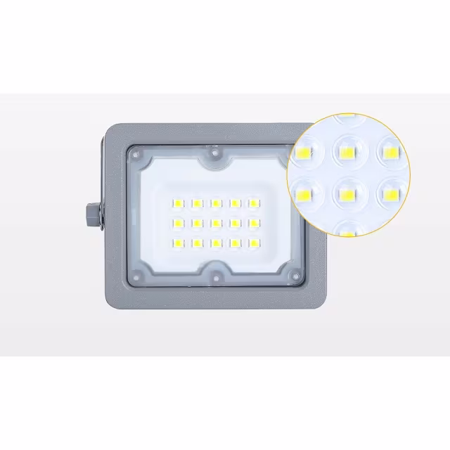 HLW LED LED Bouwlamp Verstelbaar Waterdicht IP65 - Witte Vloerlamp Koud Wit 6000K Daglicht Wit HLW LED LED Bouwlamp Verstelbaar Waterdicht IP65 - Witte Vloerlamp Koud Wit 6000K Daglicht Wit