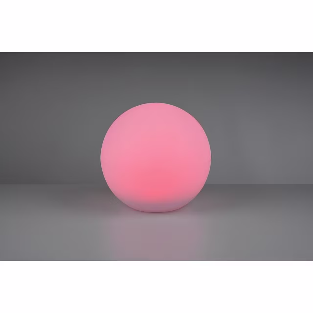 HLW LED LED Table Lamp with Solar Energy - Trion Mallo XL - Day and Night Sensor - 5W - Warm White 3000K - RGBW - Splashproof IP44 - Round - Matte White - Plastic HLW LED LED Table Lamp with Solar Energy - Trion Mallo XL - Day and Night Sensor - 5W - Warm White 3000K - RGBW - Splashproof IP44 - Round - Matte White - Plastic