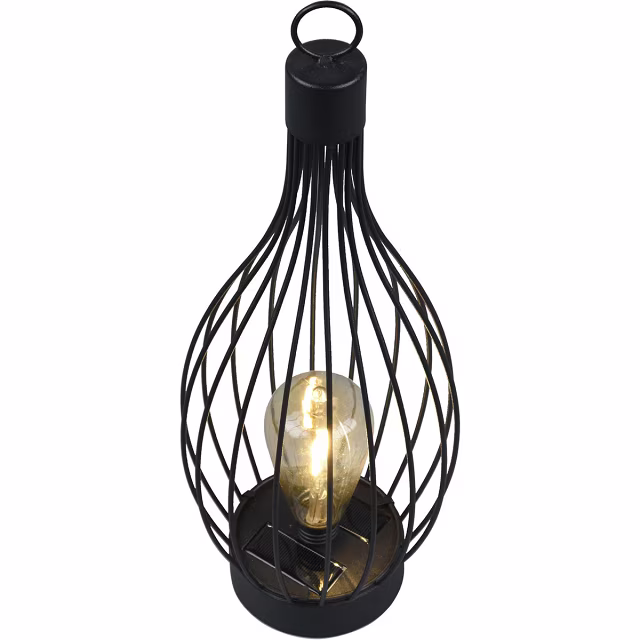 HLW LED LED Tafellamp met Zonne-energie - Trion Marlon - Dag en Nacht Sensor - Spatwaterdicht IP44 - Rond - Mat Zwart - Aluminium HLW LED LED Tafellamp met Zonne-energie - Trion Marlon - Dag en Nacht Sensor - Spatwaterdicht IP44 - Rond - Mat Zwart - Aluminium