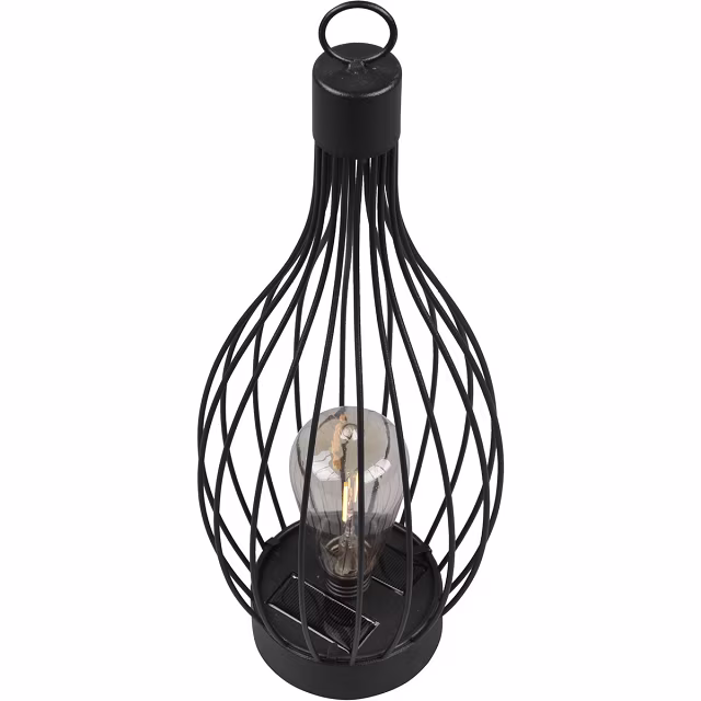 HLW LED LED Tafellamp met Zonne-energie - Trion Marlon - Dag en Nacht Sensor - Spatwaterdicht IP44 - Rond - Mat Zwart - Aluminium HLW LED LED Tafellamp met Zonne-energie - Trion Marlon - Dag en Nacht Sensor - Spatwaterdicht IP44 - Rond - Mat Zwart - Aluminium