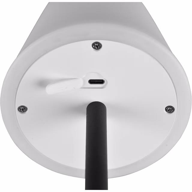 HLW LED LED Tafellamp met Oplaadbare Batterijen - Trion Marty - 2.2W - Aanpasbare Kleurtemperatuur - Dimbaar - Spatwaterdicht IP44 - Rond - Zwart HLW LED LED Tafellamp met Oplaadbare Batterijen - Trion Marty - 2.2W - Aanpasbare Kleurtemperatuur - Dimbaar - Spatwaterdicht IP44 - Rond - Zwart