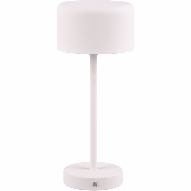 LED Tafellamp met Oplaadbare Batterijen - Trion Elf - 1.5W - Warm Wit 3000K - Mat Wit - Metaal Binnenverlichting LED Tafellamp met Oplaadbare Batterijen - Trion Elf - 1.5W - Warm Wit 3000K - Mat Wit - Metaal Binnenverlichting