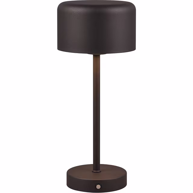 HLW LED LED Table Lamp with Rechargeable Batteries - Trion Elf - 1.5W - Warm White 3000K - Matte Black - Metal HLW LED LED Table Lamp with Rechargeable Batteries - Trion Elf - 1.5W - Warm White 3000K - Matte Black - Metal