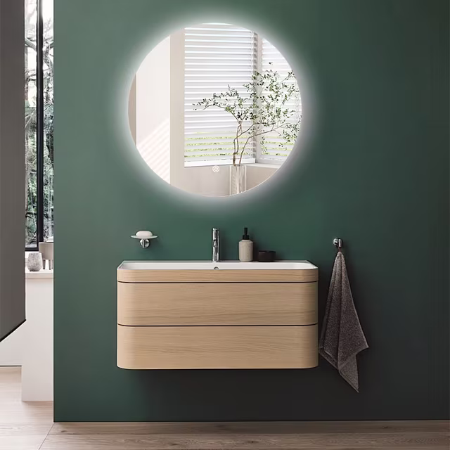 HLW LED LED Mirror 80cm | 24W | 3000-6000K | Dimmable & Heated HLW LED LED Mirror 80cm | 24W | 3000-6000K | Dimmable & Heated