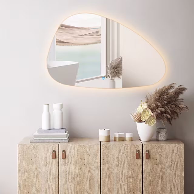 LED Spiegel 60cm | Dimbaar | Verwarming & 3K Kleuren | IP44 Verlichting per ruimte LED Spiegel 60cm | Dimbaar | Verwarming & 3K Kleuren | IP44 Verlichting per ruimte