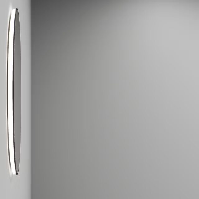 Wiesbaden LED Mirror 100cm | 24W | Matte Black | Dimmable & Touch Wiesbaden LED Mirror 100cm | 24W | Matte Black | Dimmable & Touch