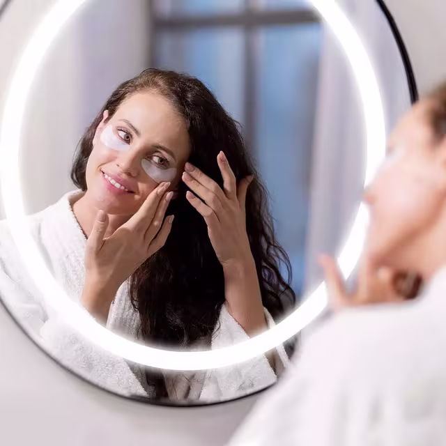 HLW LED LED Mirror Ø60cm Round | 25W 6400K | Anti-condensation & IP44 HLW LED LED Mirror Ø60cm Round | 25W 6400K | Anti-condensation & IP44