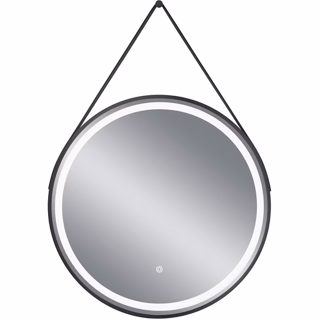 LED Spiegel 60cm | 15W | Zwart | Touch | 3000-4000K | Rond Verlichting per ruimte LED Spiegel 60cm | 15W | Zwart | Touch | 3000-4000K | Rond Verlichting per ruimte