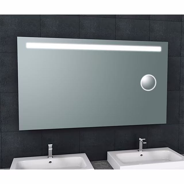 LED Spiegel 140x80cm | 40W | Neutraal licht | Anti-condens Verlichting per ruimte LED Spiegel 140x80cm | 40W | Neutraal licht | Anti-condens Verlichting per ruimte