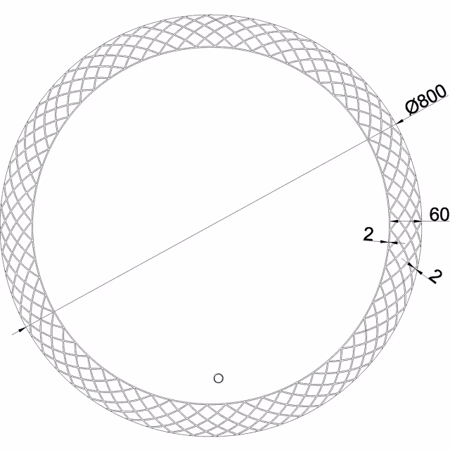 Ronde LED badkamer spiegel 80cm met dimbare touch bediening en verstelbare kleurtemperatuur 2800-6400K Ronde LED badkamer spiegel 80cm met dimbare touch bediening en verstelbare kleurtemperatuur 2800-6400K