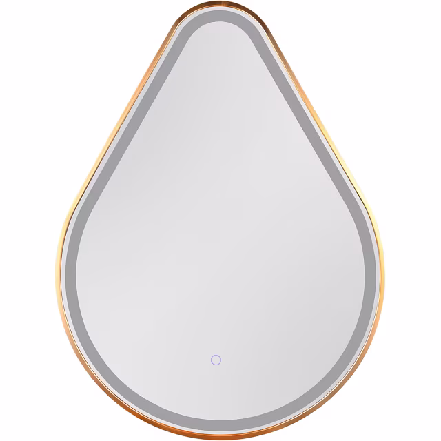 LED Spiegel 60x80cm | 20W | Goud | IP44 | 3000/4000K Verlichting per ruimte