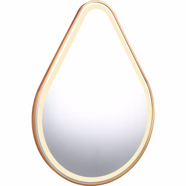 HLW LED LED Spiegel 60x80cm | 20W | Goud | IP44 | 3000/4000K