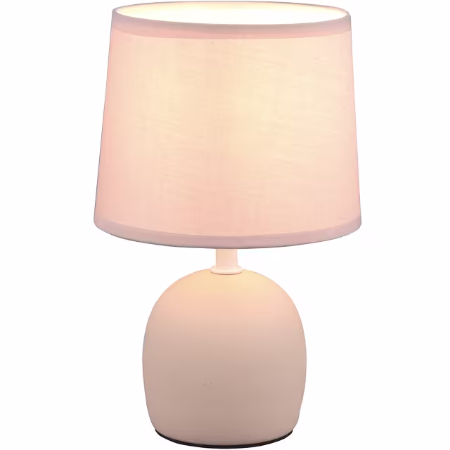 LED Tafellamp - Tafelverlichting - Trion Zikkom - E14 Fitting - Rond - Mat Crème - Keramiek Verlichting per ruimte LED Tafellamp - Tafelverlichting - Trion Zikkom - E14 Fitting - Rond - Mat Crème - Keramiek Verlichting per ruimte