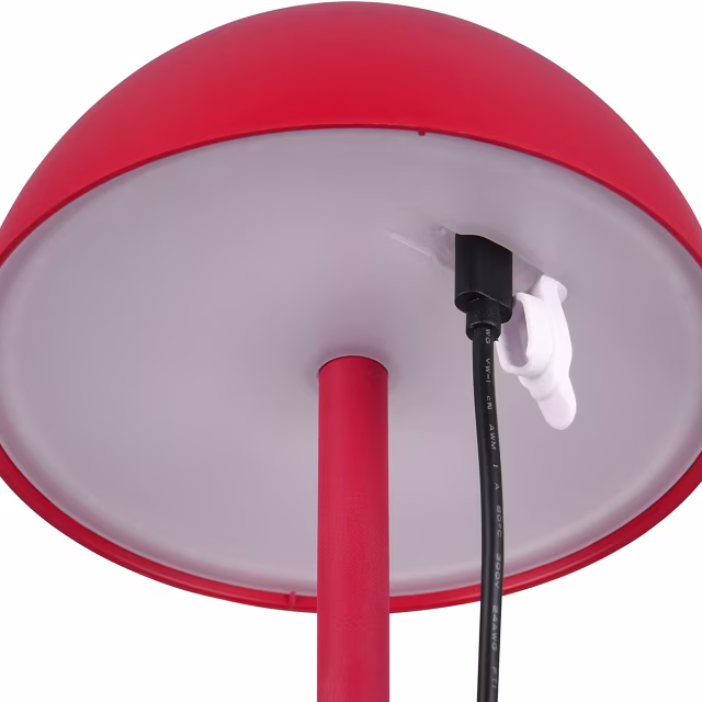 HLW LED LED Tafellamp - Trion Rado - 1.7W - Warm Wit 3000K - Oplaadbare batterijen - Rood - Kunststof HLW LED LED Tafellamp - Trion Rado - 1.7W - Warm Wit 3000K - Oplaadbare batterijen - Rood - Kunststof