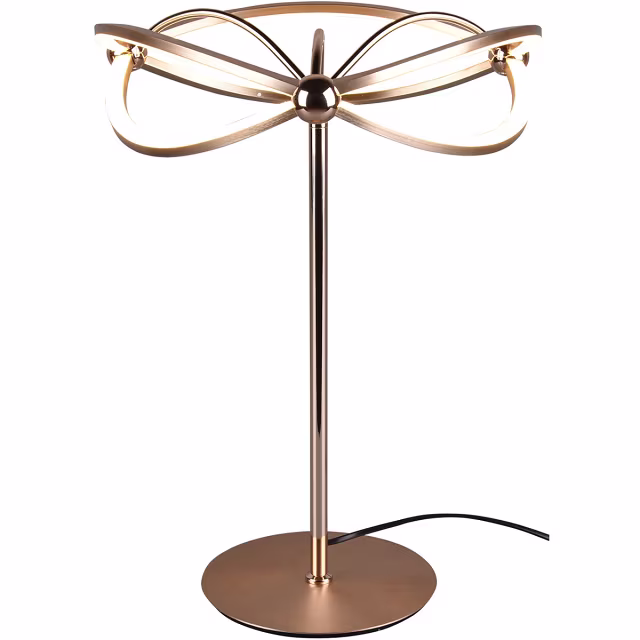 LED Tafellamp - Tafelverlichting - Trion Charis - 20W - Warm Wit 3000K - Dimbaar - Rond - Mat Goud - Aluminium Verlichting per ruimte LED Tafellamp - Tafelverlichting - Trion Charis - 20W - Warm Wit 3000K - Dimbaar - Rond - Mat Goud - Aluminium Verlichting per ruimte