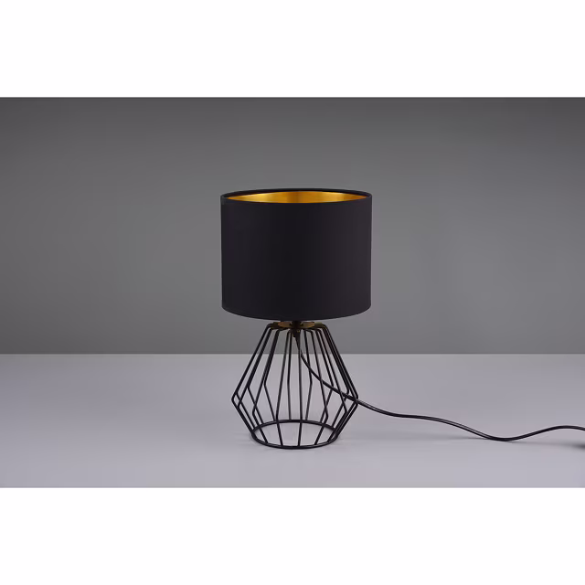 HLW LED LED Table Lamp - Table Lighting - Trion Charly - E14 Fitting - Round - Matte Black - Aluminum HLW LED LED Table Lamp - Table Lighting - Trion Charly - E14 Fitting - Round - Matte Black - Aluminum