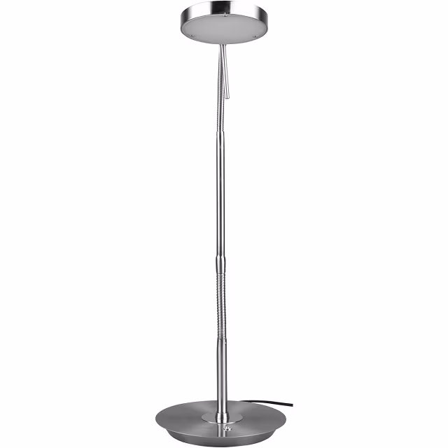 HLW LED LED Tafellamp - Trion Monzino - 12W - Aanpasbare Kleur - Dimbaar - Rond - Mat Nikkel - Aluminium HLW LED LED Tafellamp - Trion Monzino - 12W - Aanpasbare Kleur - Dimbaar - Rond - Mat Nikkel - Aluminium