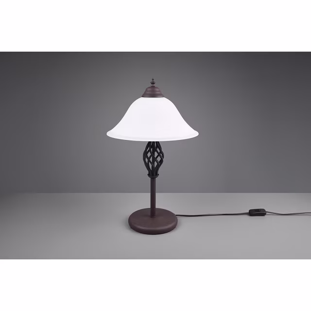 HLW LED LED Tafellamp - Trion Rustina - E14 Fitting - 2-lichts - Rond - Roestkleur - Aluminium HLW LED LED Tafellamp - Trion Rustina - E14 Fitting - 2-lichts - Rond - Roestkleur - Aluminium