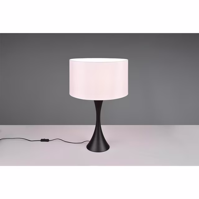 HLW LED LED Table Lamp - Table Lighting - Trion Safari - E27 Fitting - Round - Matte Black - Aluminum - Max. 60W HLW LED LED Table Lamp - Table Lighting - Trion Safari - E27 Fitting - Round - Matte Black - Aluminum - Max. 60W