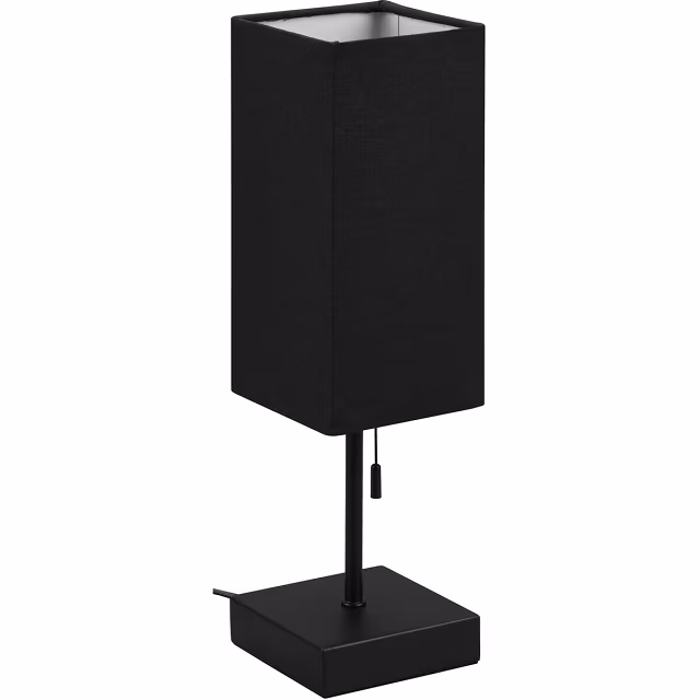 HLW LED LED Tafellamp - Tafelverlichting - Trion Oscar - E27 Fitting - Rechthoek - Mat Zwart - Aluminium HLW LED LED Tafellamp - Tafelverlichting - Trion Oscar - E27 Fitting - Rechthoek - Mat Zwart - Aluminium