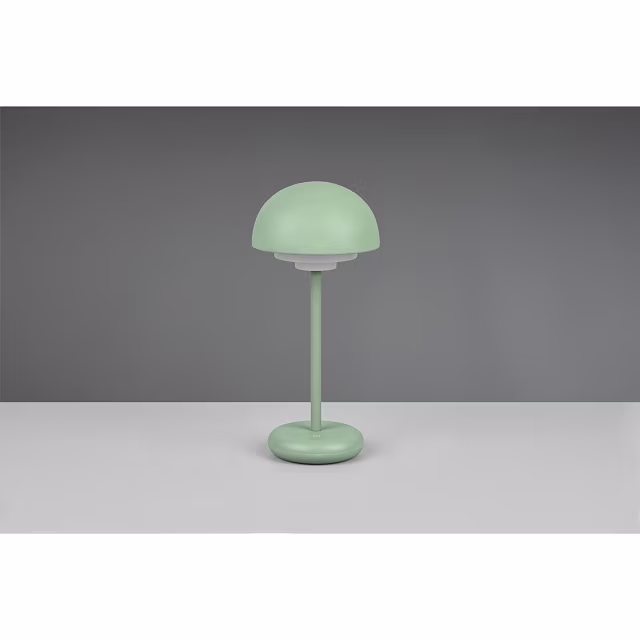 HLW LED Dimbare LED Tafellamp 2W - Rond, Warm Wit 3000K, Spatwaterdicht IP44, Mat Groen HLW LED Dimbare LED Tafellamp 2W - Rond, Warm Wit 3000K, Spatwaterdicht IP44, Mat Groen