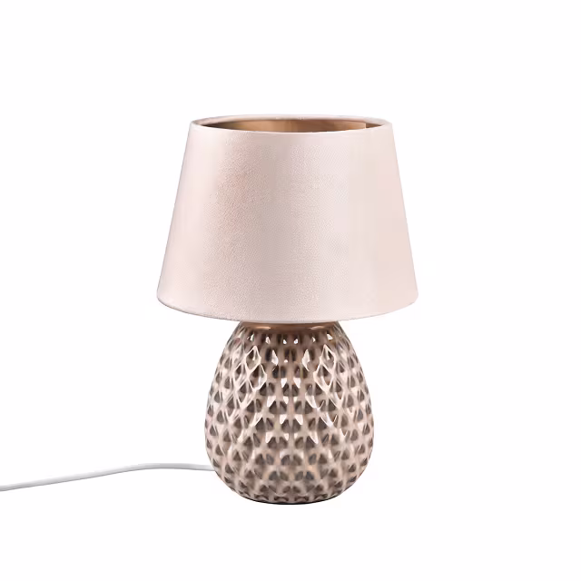 LED Tafellamp - Trion Aroniz - E27 Fitting - Rond - Roze - Keramiek Verlichting per ruimte LED Tafellamp - Trion Aroniz - E27 Fitting - Rond - Roze - Keramiek Verlichting per ruimte