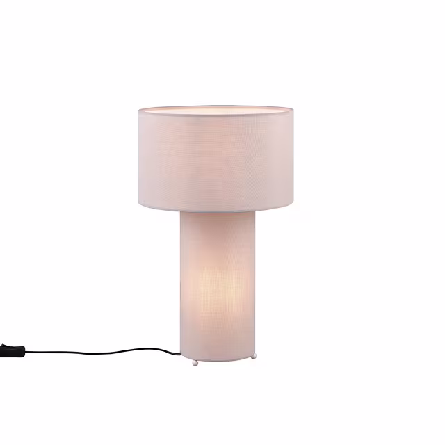 HLW LED LED Table Lamp - Trion Balin - E27 Fitting - Round - Gray - Textile HLW LED LED Table Lamp - Trion Balin - E27 Fitting - Round - Gray - Textile