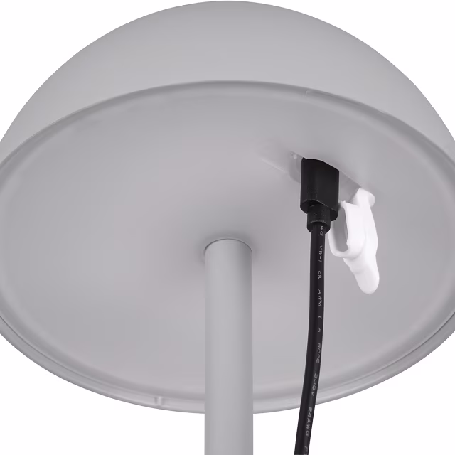 HLW LED LED Tafellamp - Trion Rado - 1.7W - Warm Wit 3000K - Oplaadbare batterijen - Grijs - Kunststof HLW LED LED Tafellamp - Trion Rado - 1.7W - Warm Wit 3000K - Oplaadbare batterijen - Grijs - Kunststof