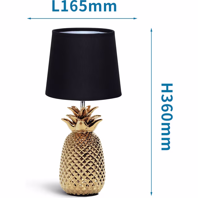 HLW LED LED Tafellamp Mat Zwart/Goud - Ronde & Zwarte/Gouden HLW LED LED Tafellamp Mat Zwart/Goud - Ronde & Zwarte/Gouden