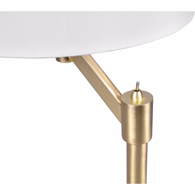 elegante mat gouden LED tafellamp met E27 fitting en vermogen tot 60W elegante mat gouden LED tafellamp met E27 fitting en vermogen tot 60W