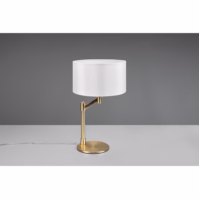 HLW LED LED Tafellamp Mat Goud - Ronde & Gouden E27 Fitting HLW LED LED Tafellamp Mat Goud - Ronde & Gouden E27 Fitting