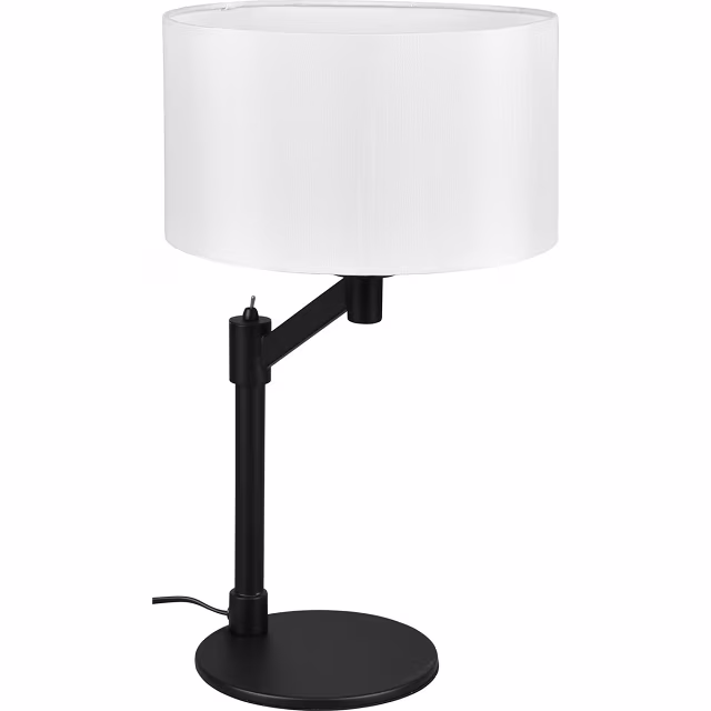 HLW LED LED Table Lamp - Table Lighting - Trion Cindy - E27 Fitting - Round - Matte Black - Aluminum HLW LED LED Table Lamp - Table Lighting - Trion Cindy - E27 Fitting - Round - Matte Black - Aluminum
