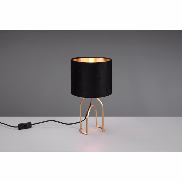 HLW LED LED Table Lamp - Table Lighting - Trion Garold - E14 Fitting - Round - Matte Black - Aluminum HLW LED LED Table Lamp - Table Lighting - Trion Garold - E14 Fitting - Round - Matte Black - Aluminum